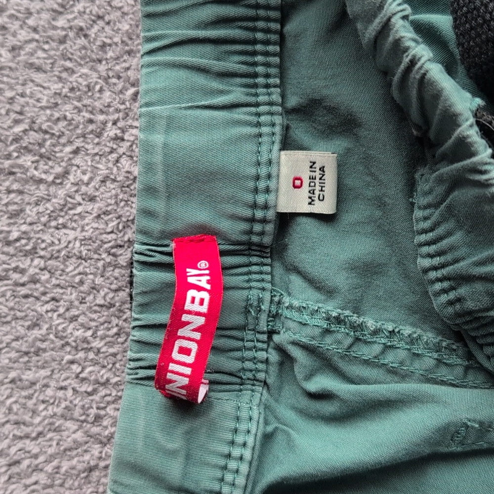 UNIONBAY Teal Cargo Pants Size 0 - Picture 6 of 8